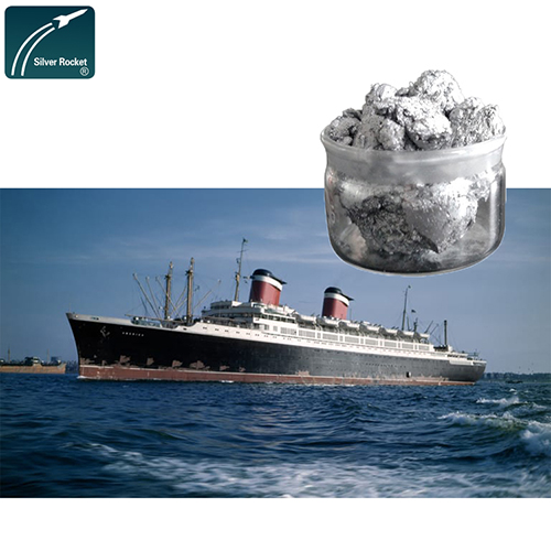 Non-leafing aluminium paste for marine paint