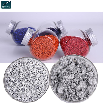 Aluminum pigment for masterbatch